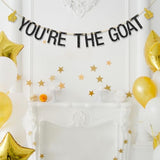 Funny You'Re The Goat Banner, Greatest Of All Time Graduation Or Happy Birthday Or Retirement Decorations Supplies