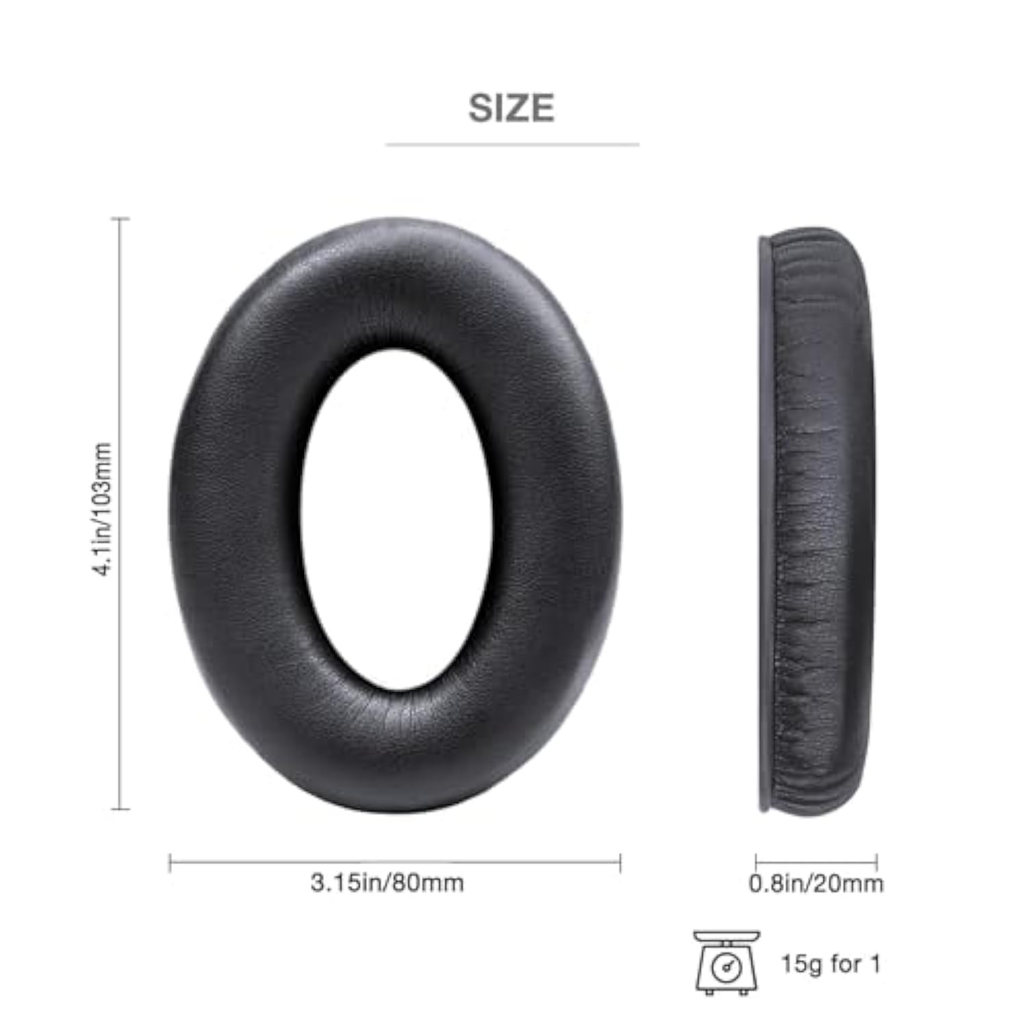 A30 Replacement Ear Pads Headband Cushion Pad Compatible With Bose A30 Aviation Headset Including Inner Foam Filter Inserts, 3 Mic Covers Windscreen, Protein Leather Memory Foam (Refresh Kit)