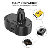 2-Pack 4.5Ah Replacement Battery For Dewalt 18V Xrp Battery Compatible For Dewalt 18V Battery Dc9096 Dc9098 Dc9099 Dw9095 Dw9096 Dw9098 De9039 Cordless Power Tools