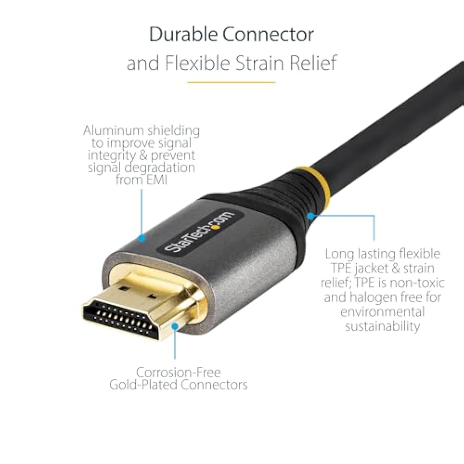 StarTech.com 10ft (3m) HDMI 2.1 Cable 8K - Certified Ultra High Speed HDMI Cab