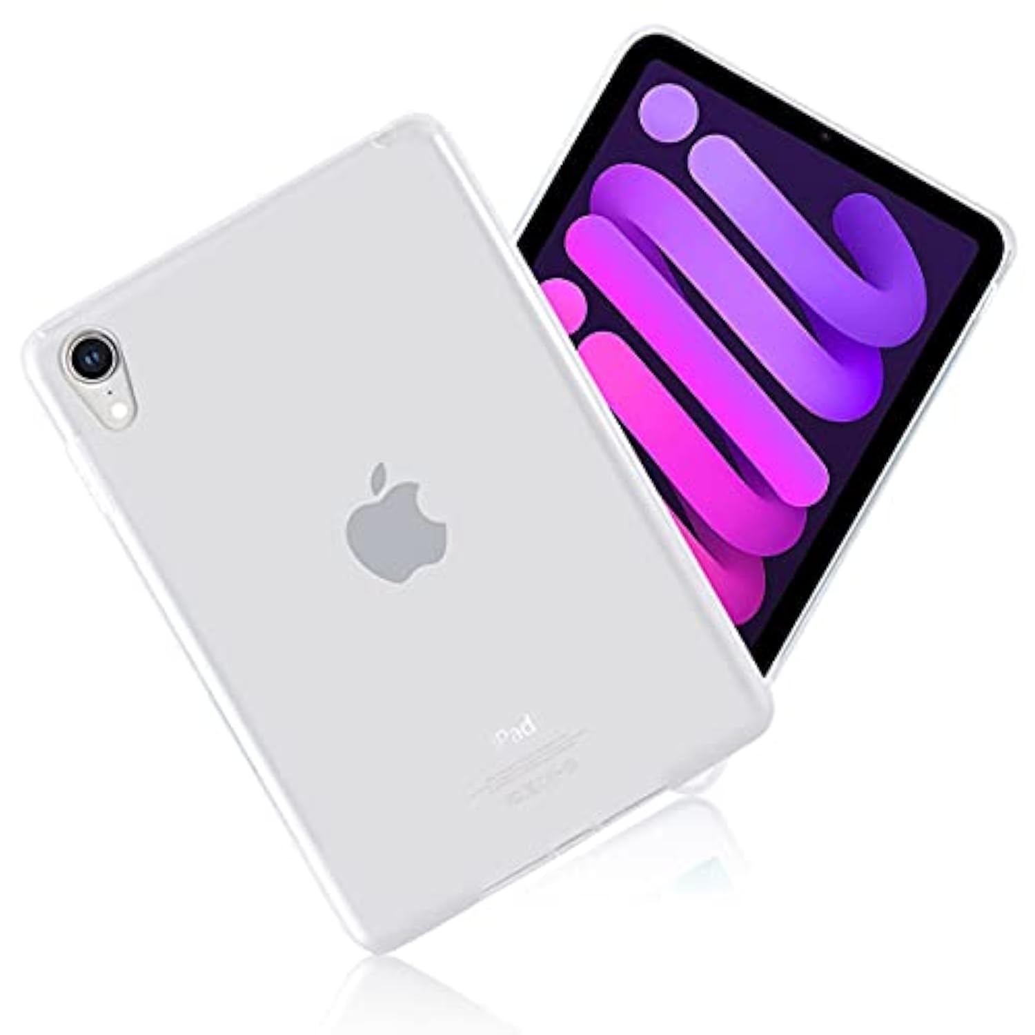 Compatible With Ipad Mini 6 Clear Case, Ultra-Thin Transparent Soft Tpu Back C