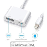 Apple MFi Lightning to HDMI Adapter for iPhone, 1080P Digital AV Cable
