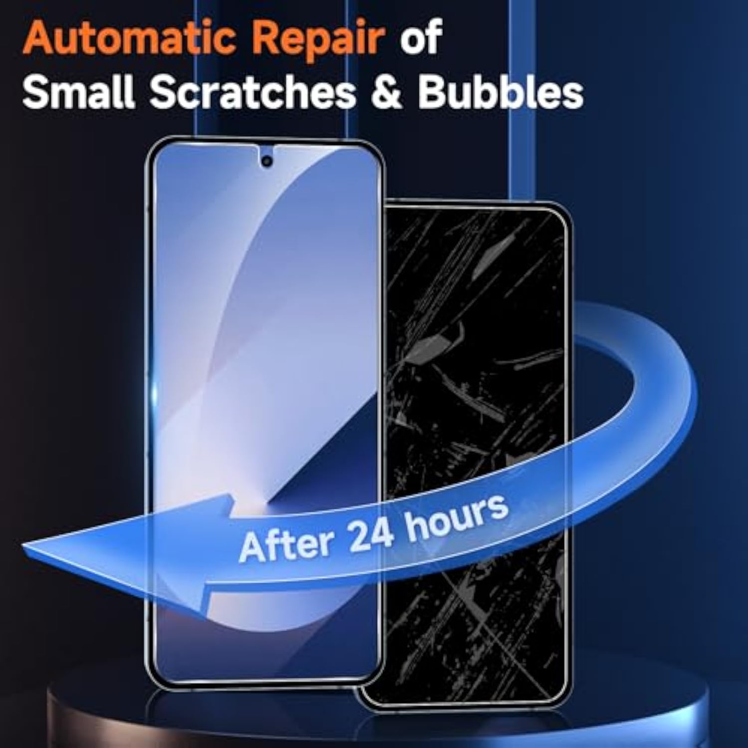 Ez Alignment For Samsung Galaxy Z Flip 6 Screen Protector, [Strengthen Crease Test] 3Pcs Inner Soft Epu Film+2Pcs Front Display Tempered Glass+1 Set Camera Lens Protector, Anti Scratch