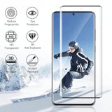 3+2 Pack Galaxy S20 Ultra Screen Protector And Camera Lens Protector,Hd Full Coverage,Support Fingerprint,9H Tempered Glass,Sensitive Touch,Easy Installation For Galaxy S20 Ultra 5G -6.9 Inch