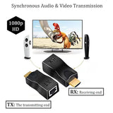 Hdmi Extender Over Cat 5E/6, Hdmi To Rj45 Ethernet Network Converter 2 Ports,