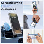 Shield Magnetic Case For Samsung Galaxy S25 Ultra–Compatible With Magsafe, [13Ft Mil-Grade Drop Protection], Durable Anodized Shockproof Aluminum Frame Slim Samsung S25 Ultra Case, Iridescent