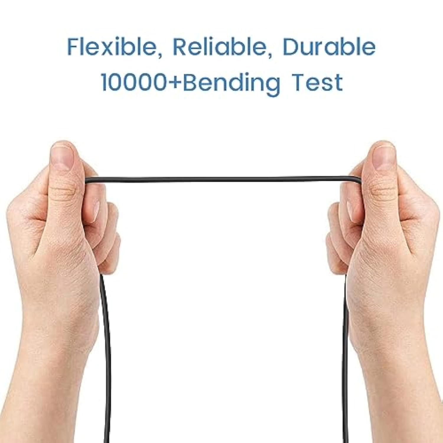 10-Pack 6ft Micro USB Charging Cables & Data Sync - USB-A to Micro USB Cable Bulk for Older Samsung/LG/Android Devices/Kindle, Black