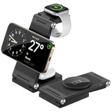 Magnetic Wireless Charger Stand, 3 In 1 Foldable Wireless Charging Station, Travel Charger For Multiple Devices For Iphone 16 15 14 13 12 Series, Apple Watch Ultra/9/8/7/6/5/4/3/2, Airpods