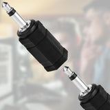 3.5Mm Mono To Stereo Adapters, 2 Pack 1/8" Mono Male Plug To 1/8" Trs Stereo Female Jack Socket Accessories For Headphone Radio