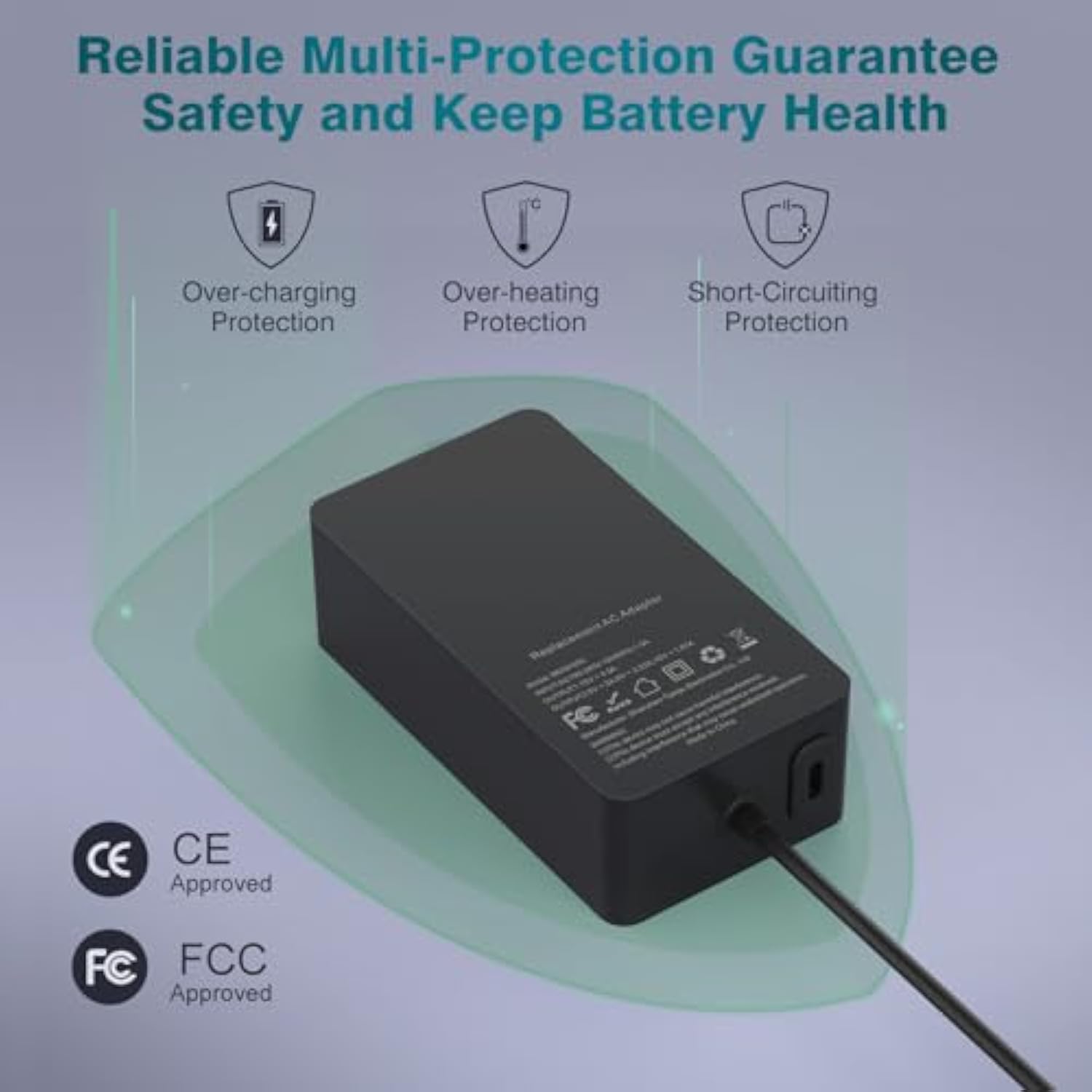 Surface Pro Charger For Microsoft Surface Pro 9, 8, 7+, 7, 6, 5, 4, X, Windows