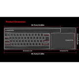 Clear Desktop Computer Keyboard Cover Skin for PC 104/107