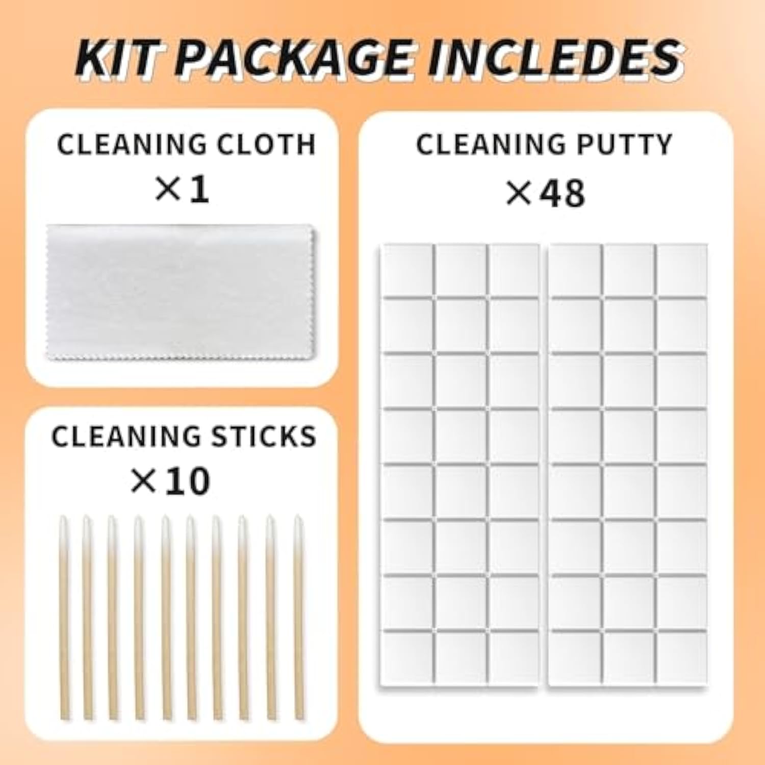 Cleaning Putty For Airpods, Phone Cleaning Kit, Remove Ear Wax&Dirt&Gunk From Device'S Small Crevices, For Airpod Cleaner Kit For Airpods Charging Case/Headphones/Phone/Electronics