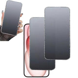 2Pcs Glitter Privacy Matte Screen Protector Suit For Iphone 13 Pro Max/Iphone 14 Plus,Diamond Anti-Spy Bling Shiny Sparkling Tempered Glass Suit For Iphone 13 Pro Max/Iphone 14 Plus 6.7Inch
