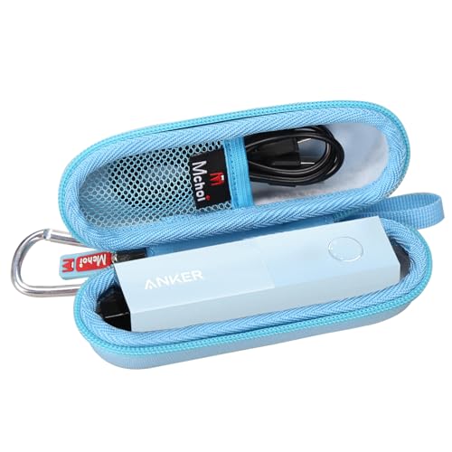 Hard Case Suitable for Anker Portable Charger 511 Power Bank 5,000mAh, Waterproof Shockproof Battery Pack Holder, Case Only, Blue