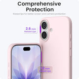 Slim Chalk Pink Liquid Silicone Case for iPhone 17