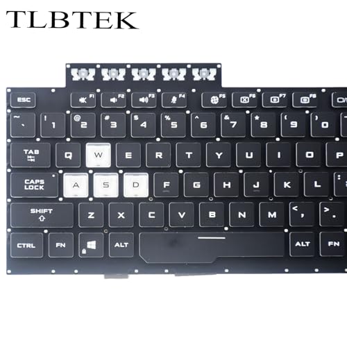 Backlight Keyboard Replacement Compatible With Asus Tuf Gaming A15 Fx506 Fa506 Fa556 Tuf506.Tuf A17 Fa706.Tuf Gaming F17 Fx706Li Fx706 Fx706L Fa706U Fx706U Fa706 661Vus00 Series Rgb Laptop