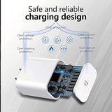 [Mfi Certified] I Phone Charger Block Usb C Fast Wall Plug With 6Ft Usb C To Lightning Cable For I Phone/14/13/12/11/Pro/Pro Max/Air Pods Pro/Ipad Air 3/Min4 (White, 1 Pack)