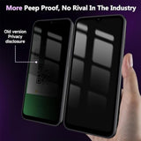 2+2 Pack Samsung Galaxy A15 5G Privacy Screen Protector With Camera Lens Protector For Galaxy A15 5G Screen Protector, Full Coverage, Case Friendly