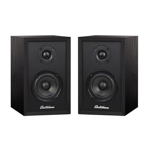 Berkeley 2.0 Stereo Powered Bookshelf Speakers with Built-in Amplifier and 3" Drivers for Turntable, TV, PC and Wireless Music Streaming Featuring