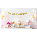 The End Of An Error Divorce Party Banner – Newly Single – Funny Breakup Decorations