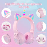 Unicorn Kids Headphones,Unicorn Bluetooth Headphones Foldable For Girls Boys T