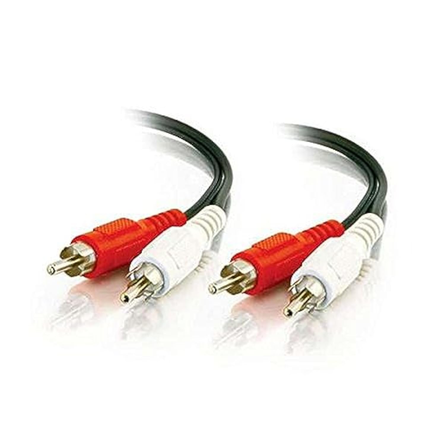 40464 Value Series Rca Stereo Audio Cables, 6 Feet (1.82 Meters), Black