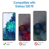 JETech Screen Protector Compatible with Samsung Galaxy S20 FE 6.5-Inch, Tempered Glass Film, 3-Pack
