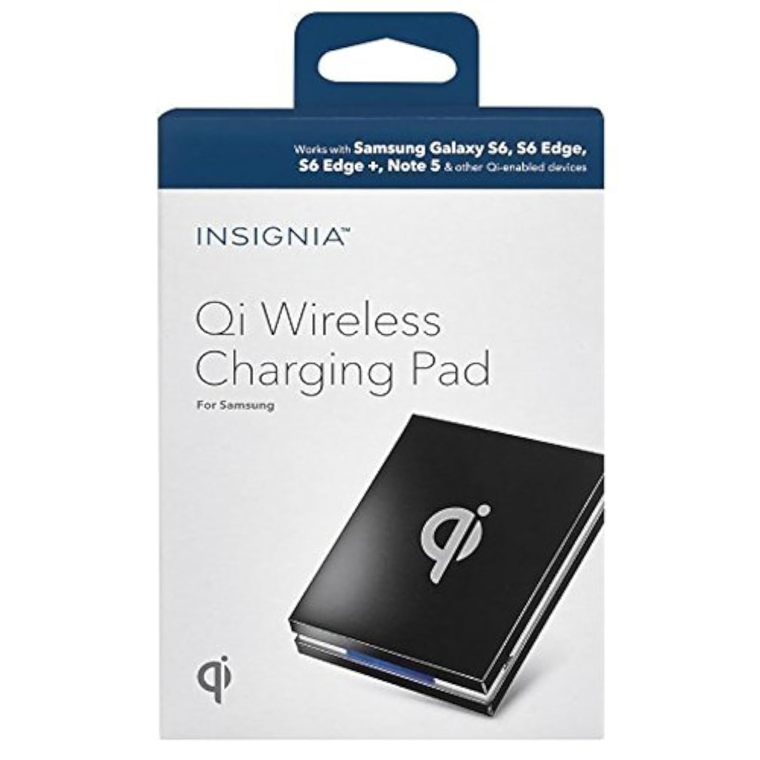 Insignia - Qi Wireless Charging Mat - Black…