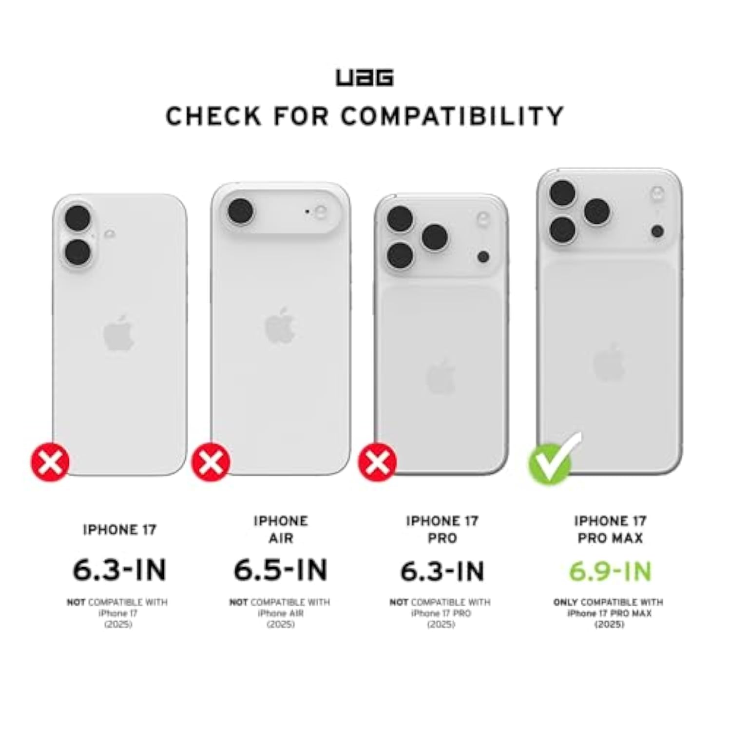 Uag Designed For Iphone 17 Pro Max Case Monarch Pro - Compatible With Magsafe Military Grade Protective Cover, Kevlar Black