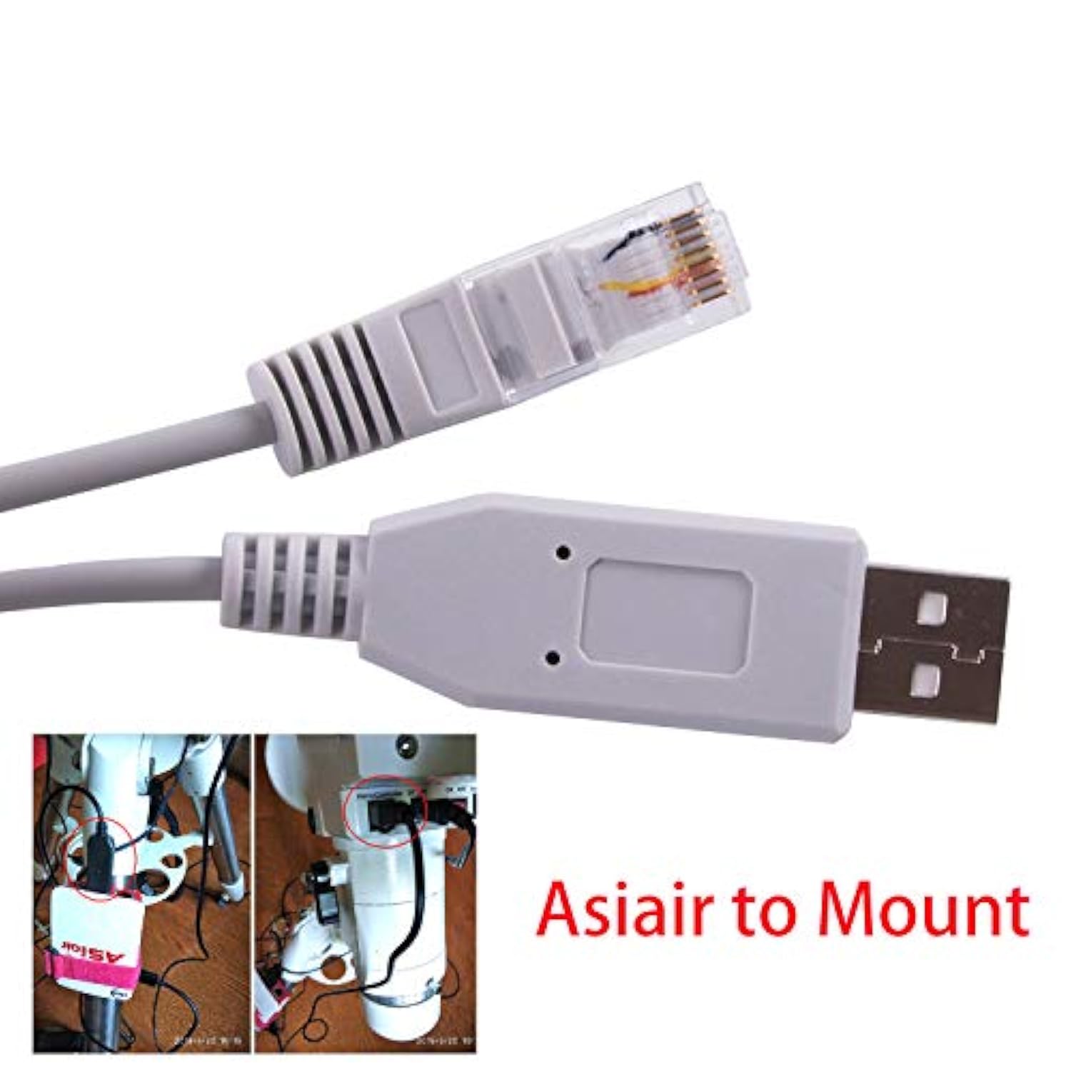 Skywatcher Eqmod Ascom Goto Equatorial Mount Data Cable For Heq5Pro Azeq5 Azeq