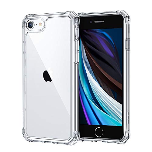 ESR for iPhone SE (2022) Case, iPhone SE (2020) and iPhone 8, Military-Grade Protection, Shock-Absorbing Corners, Yellowing-Resistant Back, Phone