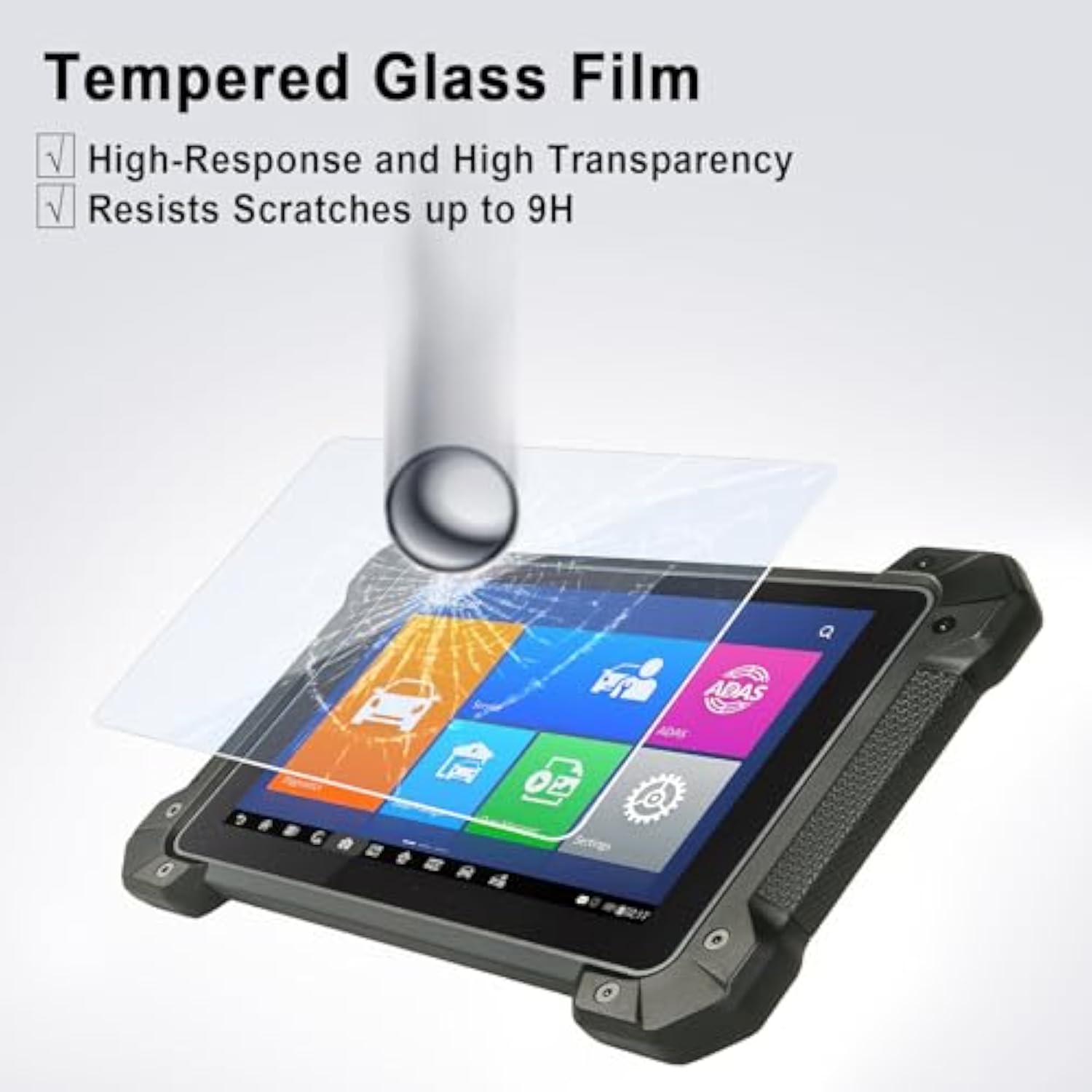 Compatible For Autel Maxisys Ms906Bt/Ms906/Ms906Ts/Ms906S Tempered Glass Screen Protector, For Autel Ms906Cv Screen Protector, Tempered Glass Film For Maxicom Mk906Bt