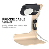 Charger Stand Holder Dock Compatible With Apple Watch Series Ultra2/Ultra/10/9/8/7/6/5/4/3/2/1 And Se (38Mm/40Mm/41Mm/42Mm/44Mm/45Mm/46Mm/49Mm) - Gold