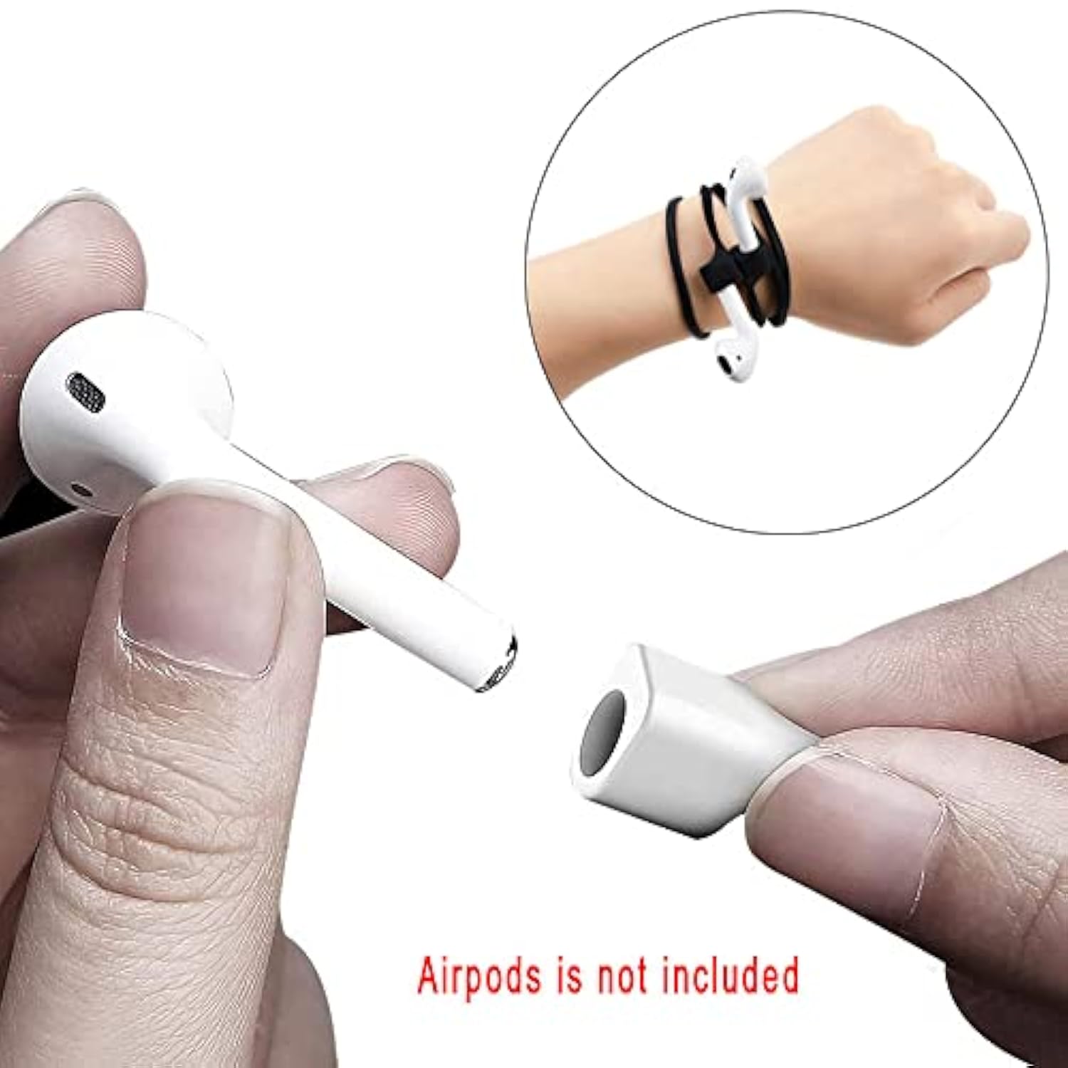 Airpods Strap Magnetic Anti-Lost Leash Sports String Earphone Lanyard, 8 Packs Soft Silicone Neck Rope Cord, Compatible For Airpods Pro/3/2/1 (8Packs #2)