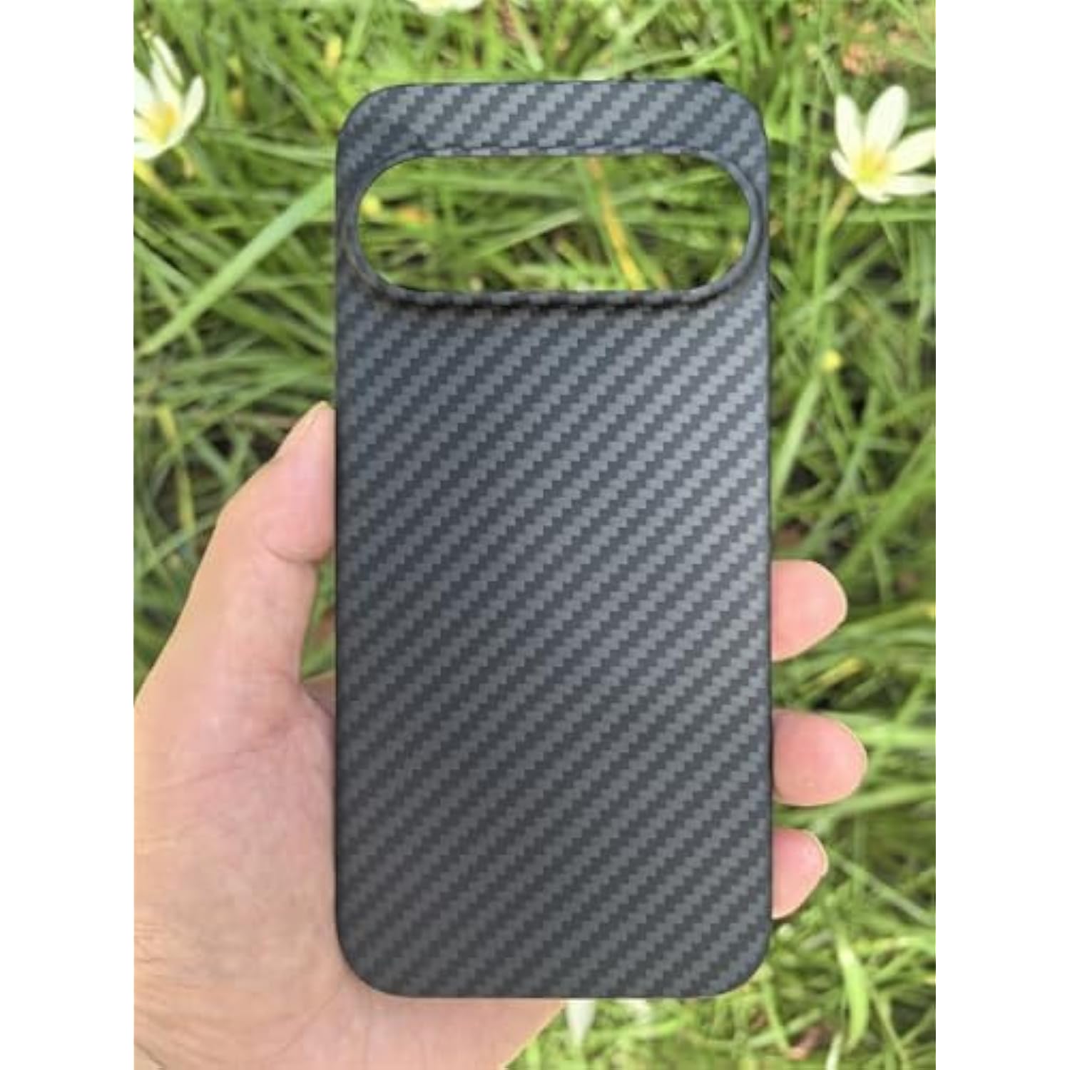 Ultra Slim Case For Google Pixel 10/10 Pro, Made Of Real Aramid Fiber, Soft Touch, Tough Durable Carbon Bumper (For Pixel10/10Pro) Black