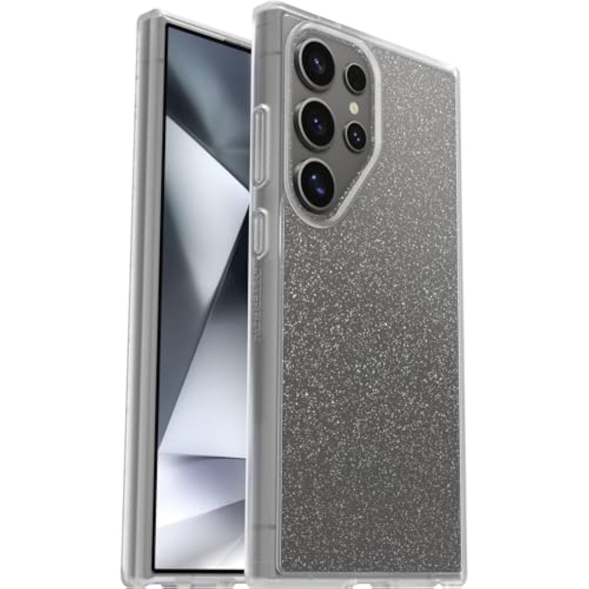 OtterBox Samsung Galaxy S24 Ultra Prefix Series Case - STARDUST (Clear/Glitter), ultra-thin, pocket-friendly, raised edges protect camera & screen, wireless charging compatible (Ships in Polybag)