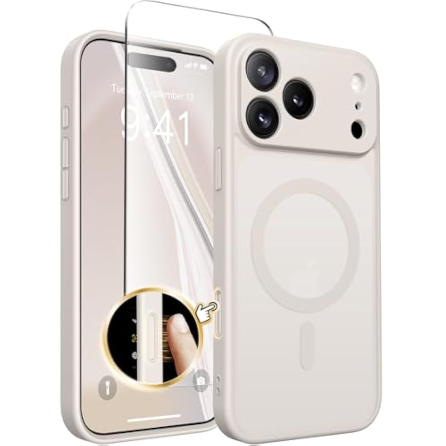 MagSafe Compatible iPhone 17 Pro Case with Strong Magnet and Slim Design