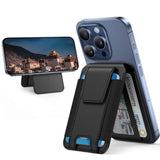 For Magsafe Wallet, Magnetic Card Wallet Holder, Compatible With Magsafe Wallet, 3-Card Holder, For Iphone 15/14/13/12 Series,Black