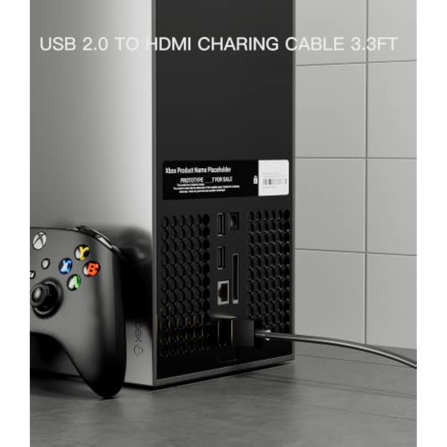 Usb To Hdmi Cord Cable, (1M / 3.3Ft) Usb 2.0 Male To Hdmi Male Charger Cable A