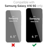 Samsung Galaxy A16 5G Case, Thin Slim Grip Soft Rubber Gel Protective Phone Case for Women, Matte Plain Solid Color Aesthetic Cute Girly Case with Camera Cover, Light Blue