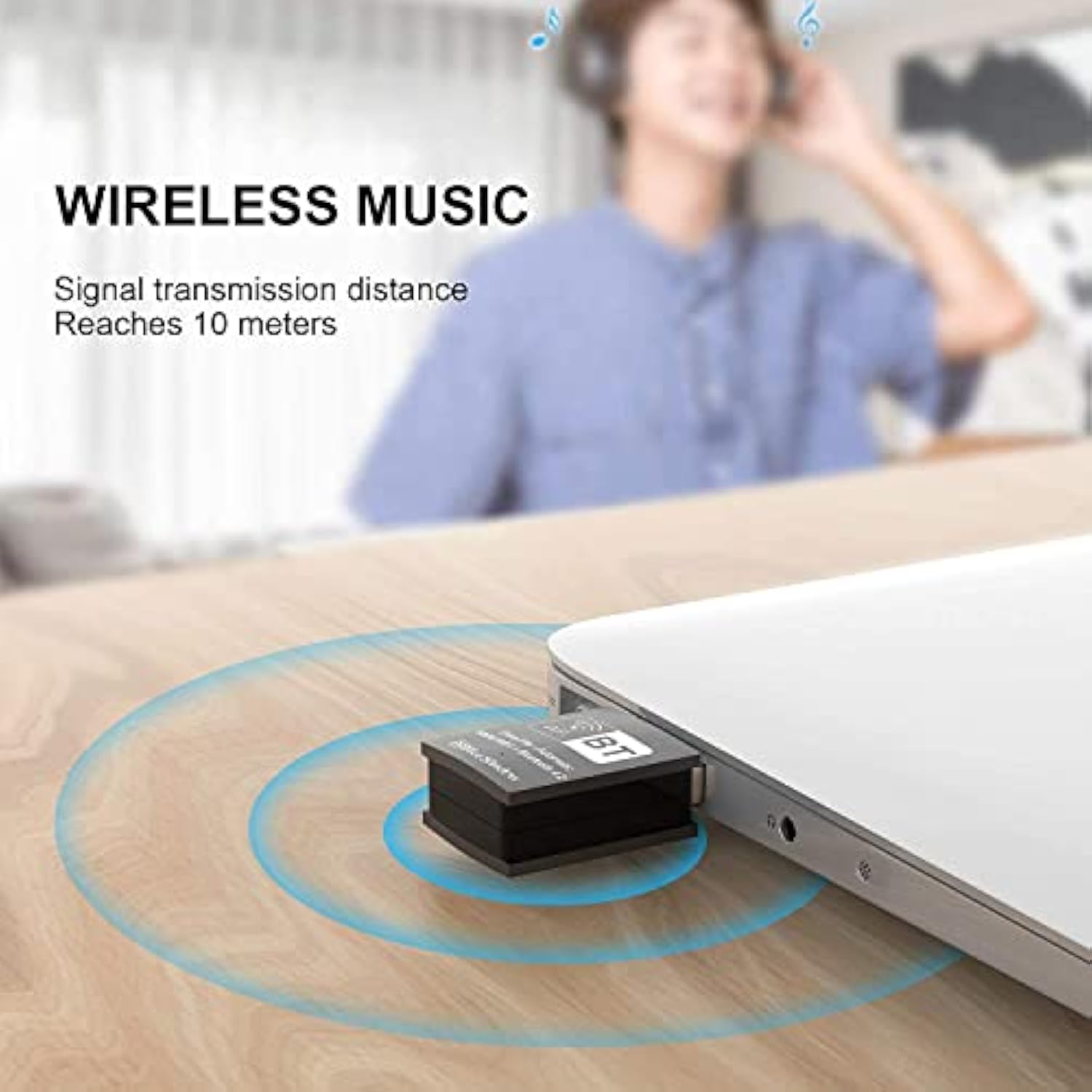 2-In-1 Usb Wifi Bluetooth Adapter - Dual Band 2.4G/5G Wireless Network Adapter