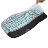 Keyboard Cover For Logitech K350 Mk550 Mk570 Wireless Wave Keyboard,Dust-Proof