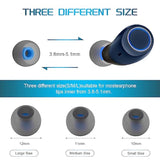 3 Pairs Replacement Silicone Eartips Earbuds Eargels Compatible With Jbl Tune120 T125Tws T120Tws Earphones