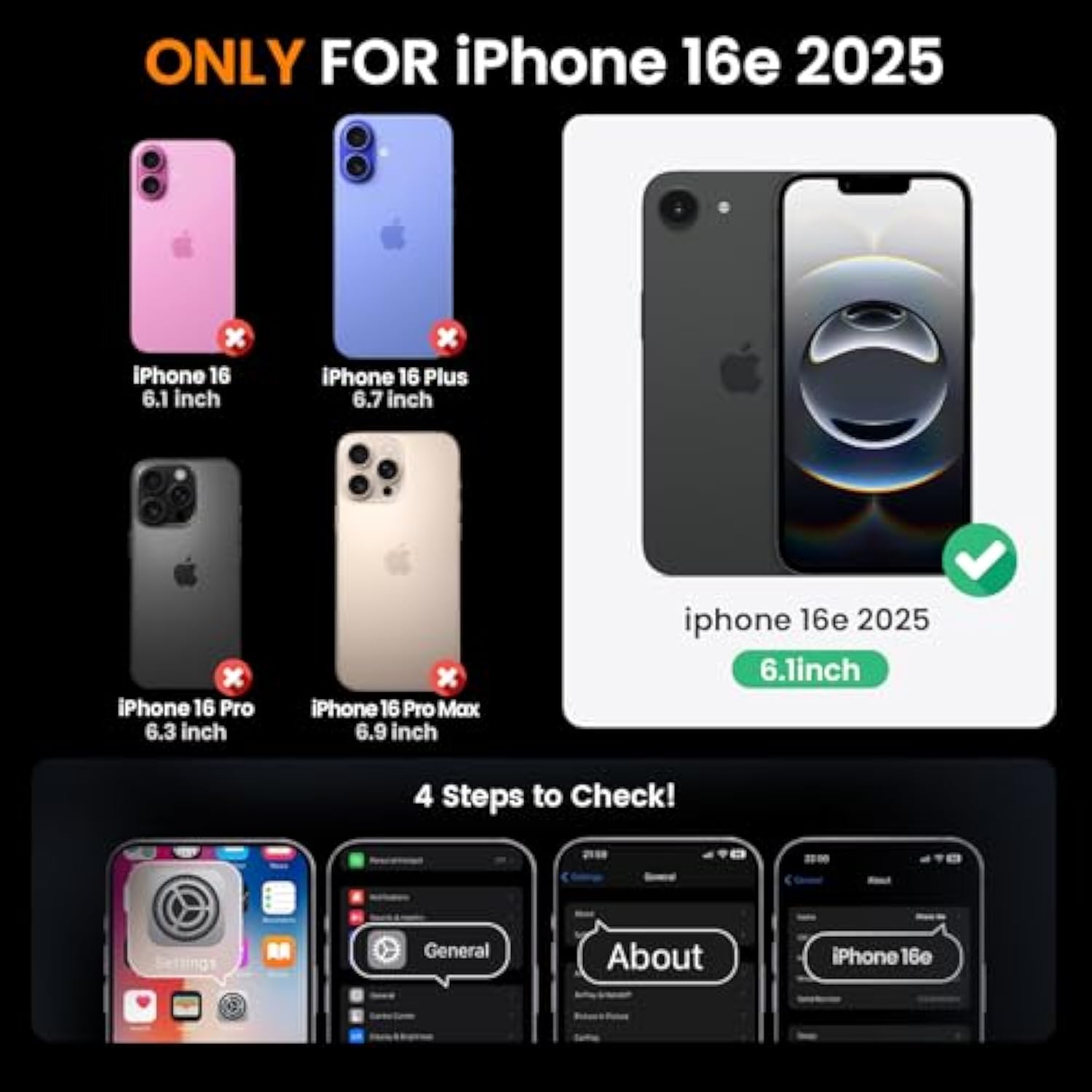 Compatible For Iphone 16E Case With Screen Protector - Slide Camera Cover Protective Phone Case With Ring Stand, Heavy Duty Shockproof Rugged Bumper For Iphone 16E Accessories Blue