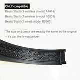 Studio 3 Headband - Replacement Parts Specifically Designed For Beats Studio 3 / A1914 Studio 2 Wired/Wireless Headphones (Black Gold)