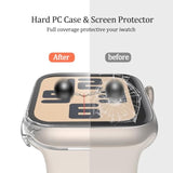 [20 Pack] Case For Apple Watch Se 3Rd/2Nd Gen Series 6/5/4/Se 40Mm With Tempered Glass Screen Protector, Ultra-Thin Scratch Resistant Full Protective Bumper Cover For Iwatch 40 Mm