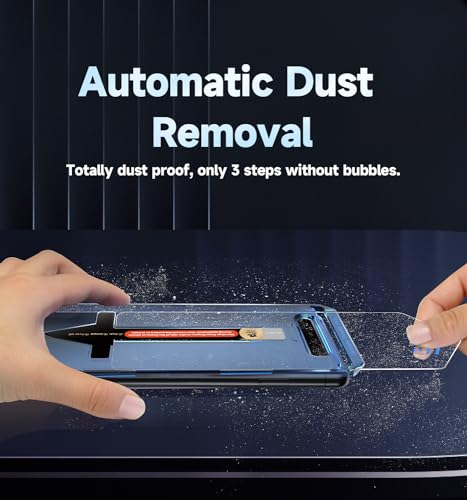 2 Pack for Google Pixel 8 Tempered Glass Screen Protector, Auto Dust-Elimination, Bubble Free, HD Clear, Easy Installation