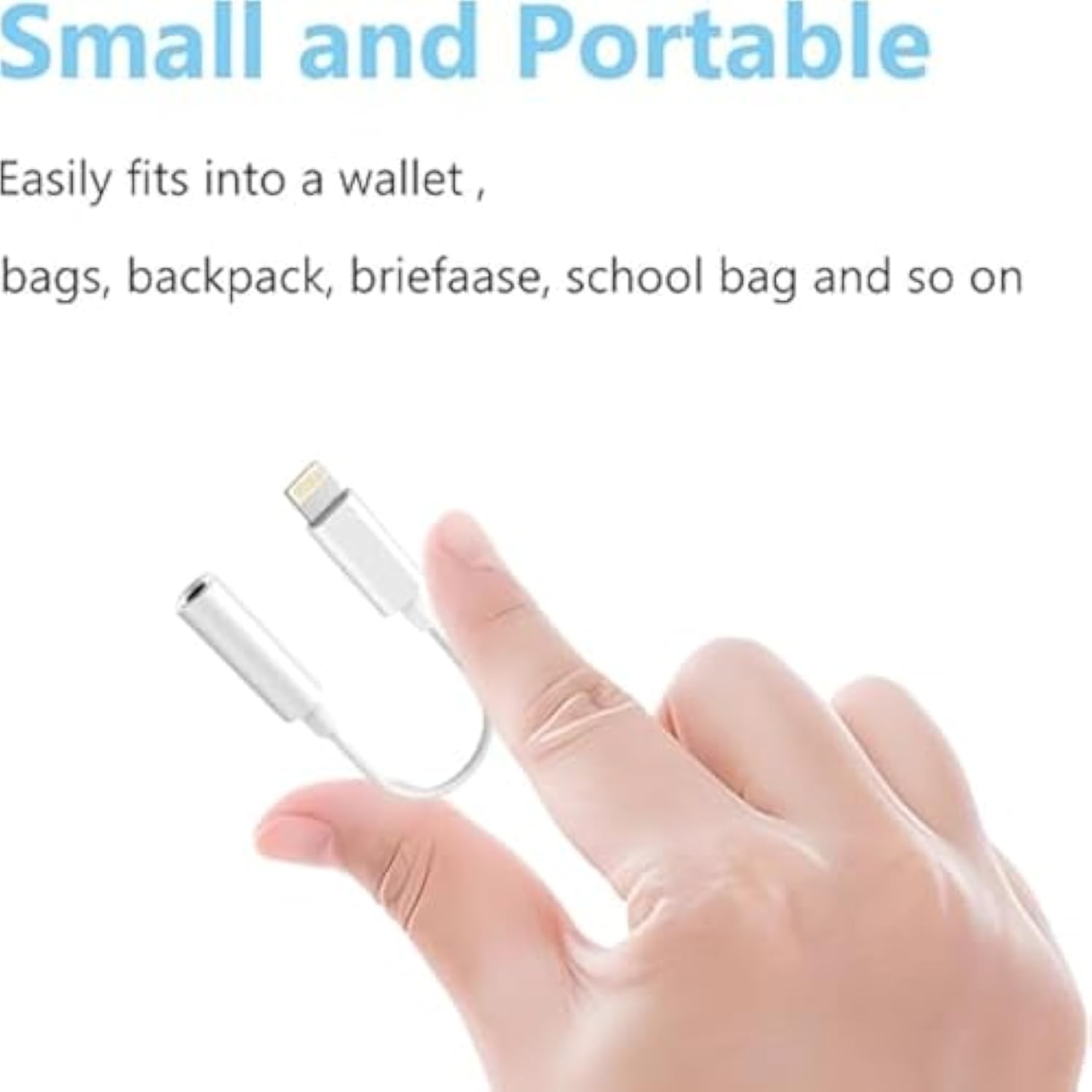 [Apple MFi Certified] 2 Pack for iPhone 3.5mm Headphones Adapter, Lightning to 3.5 mm Headphone/Earphone Jack Converter Audio Aux Adapter Dongle Compatible with iPhone 14 13 12 11 Pro XR XS Max X 8 7.