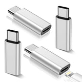 Lightning To Usb C Adapter For Iphone 16/15 Pro Max/Plus,Samsung S25,Ipad,Serial Adapters,Charging & Data Sync Only,Type C Charger Connector,For Iphone 16/15 Charger