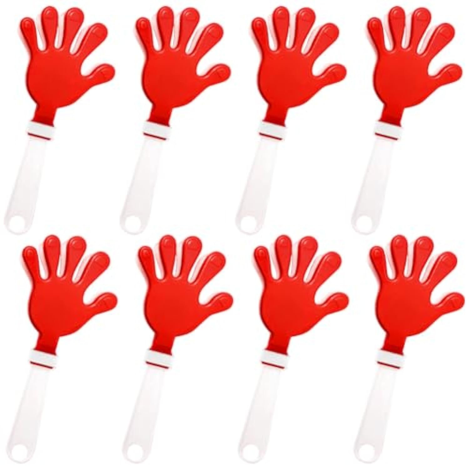 8-Piece Halloween Hand Clappers Noisemakers for Parties and Sports Events